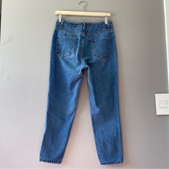 [30] Vintage MOM Jeans High Rise Boyfriend Straight Leg Denim Jeans Women’s - Picture 4 of 14
